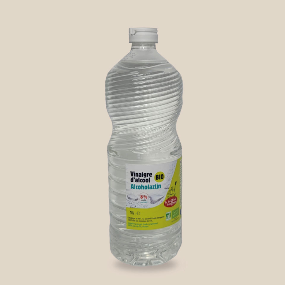 Vinaigre d'Alcool Bio 1L – 8%