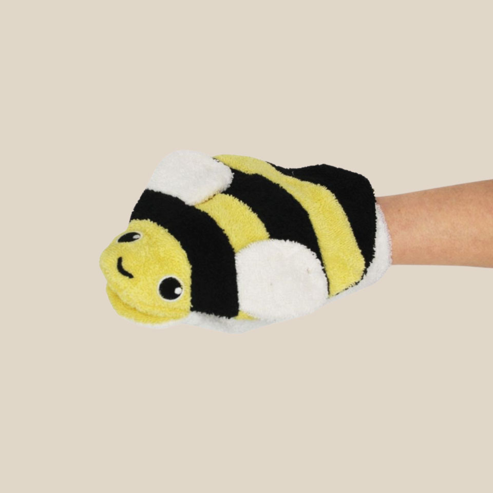 Organic cotton washcloth – Bee - Image 4