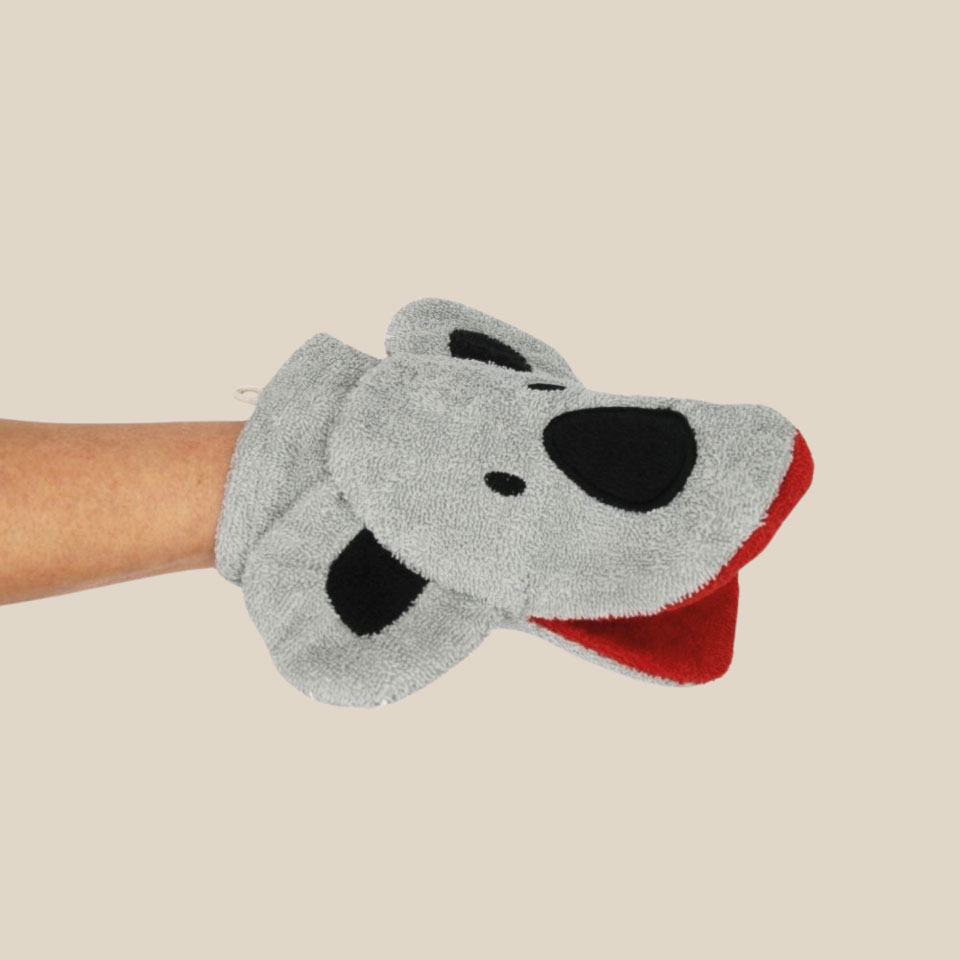 Organic cotton washcloth – Koala - Image 3