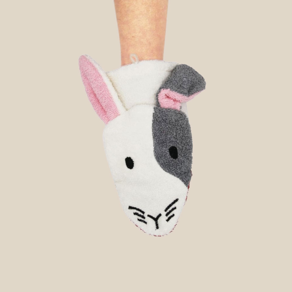 Organic cotton washcloth – Rabbit - Image 2