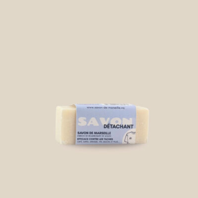 Barre détachante de Savon de Marseille enrichi de bicarbonate 80g