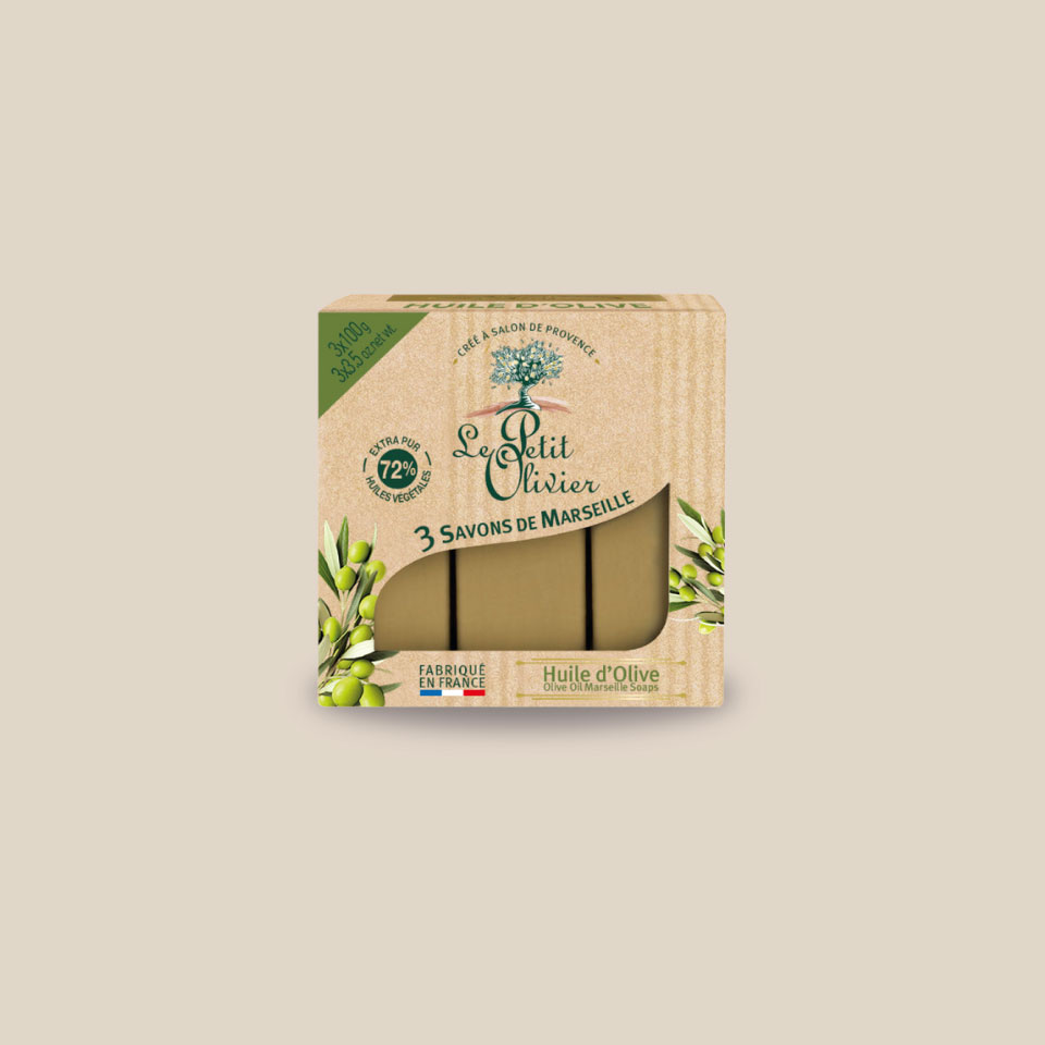 Savon de Marseille 3x100g – Corps – Image 3