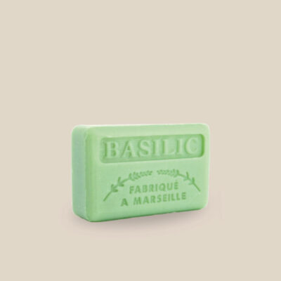 Savonnette Marseillaise – Beurre de karité Bio 125g – Basilic