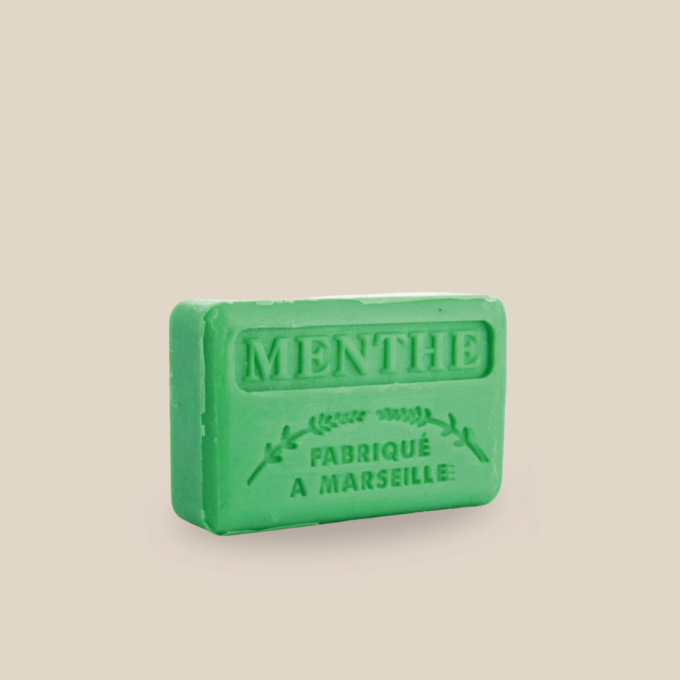 Savonnette Marseillaise – Beurre de karité Bio 125g – Menthe