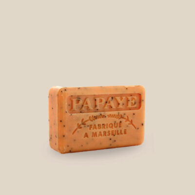 Savonnette Marseillaise – Beurre de karité Bio 125g – Papaye