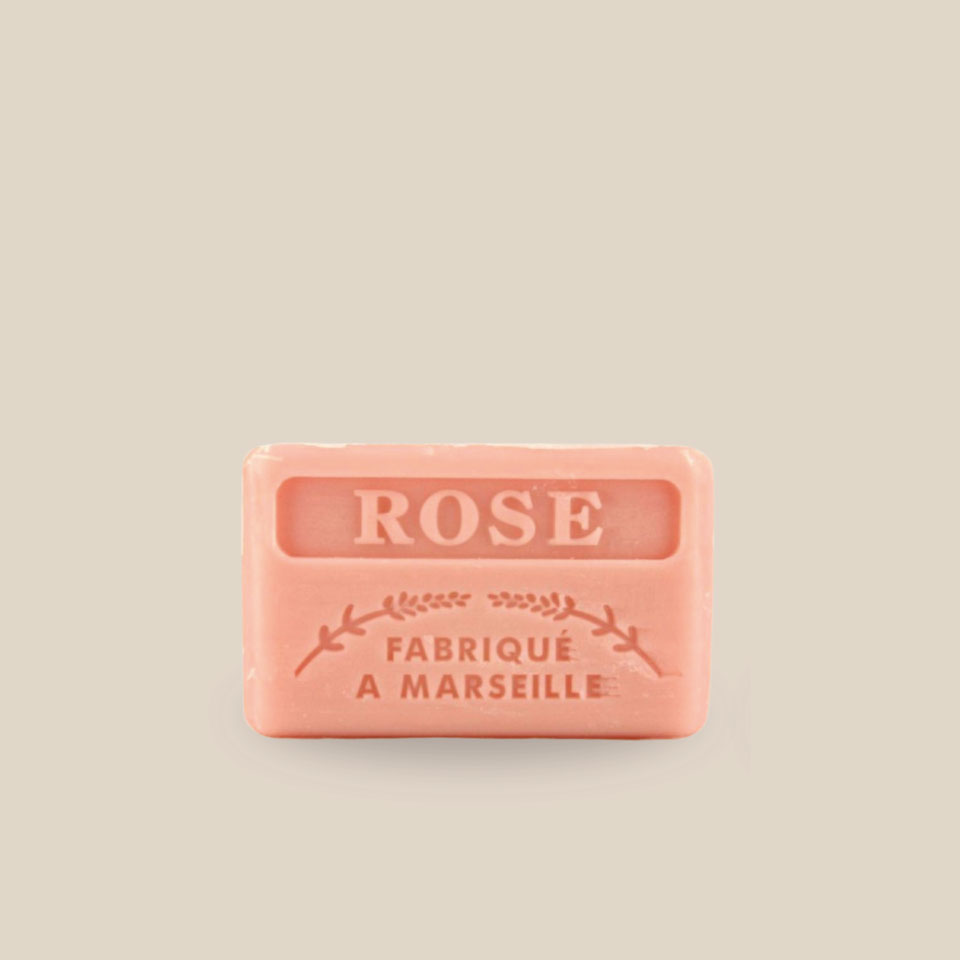 Savonnette Marseillaise – Beurre de karité Bio 125g – Rose
