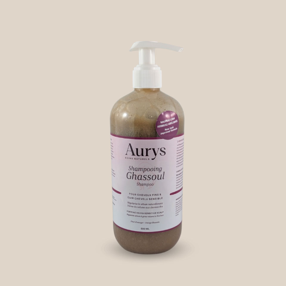Ghassoul Shampoo, 500ml, bottle with pump