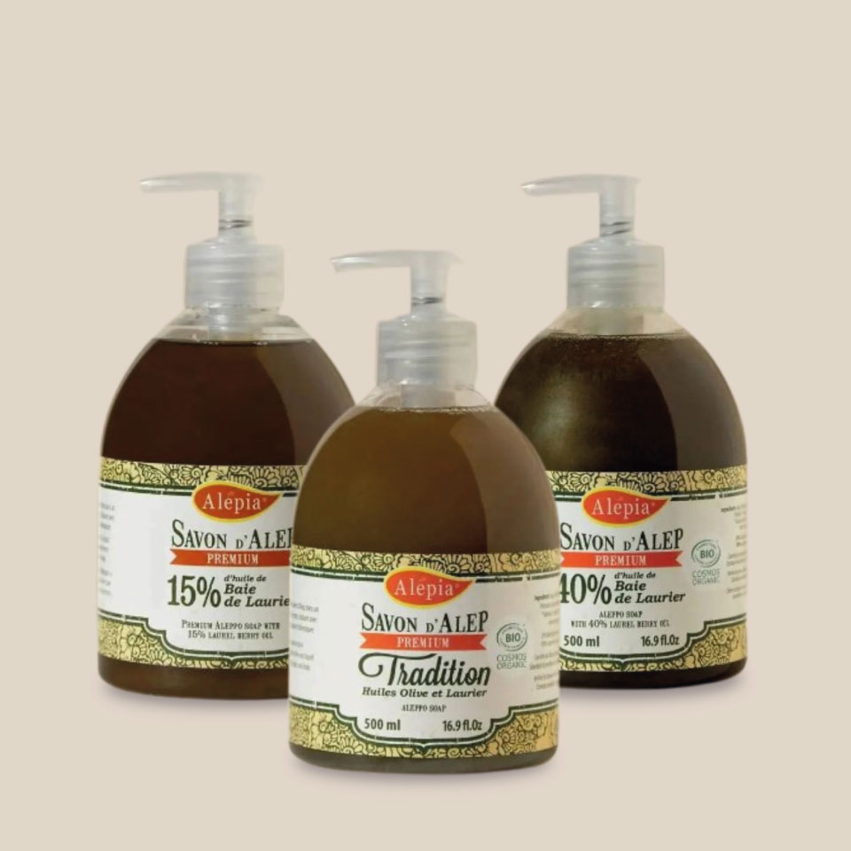 Savon d'Alep Liquide Premium Bio 500 ml