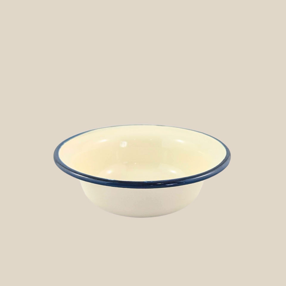 Bol de rasage en fer émaillé