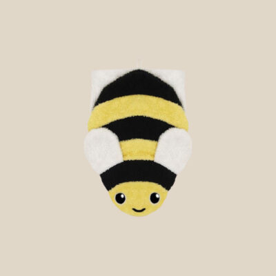 Organic cotton washcloth – Bee