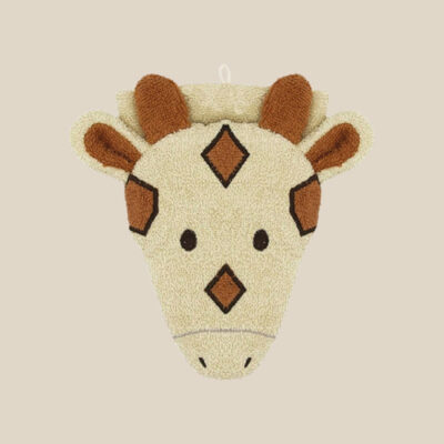 Organic cotton washcloth – Giraffe