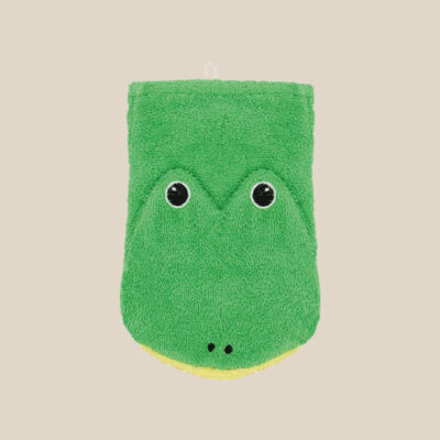 Organic cotton washcloth – Crocodile