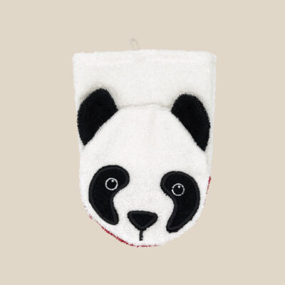 Organic cotton washcloth – Panda