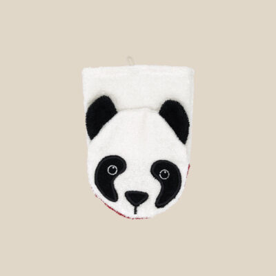 Organic cotton washcloth – Panda