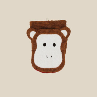Organic cotton washcloth – Monkey