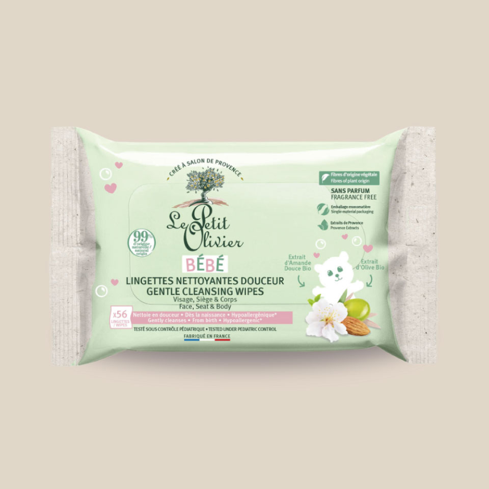 Cleansing Wipe – Face, Diaper & Body – Organic Baby Softness