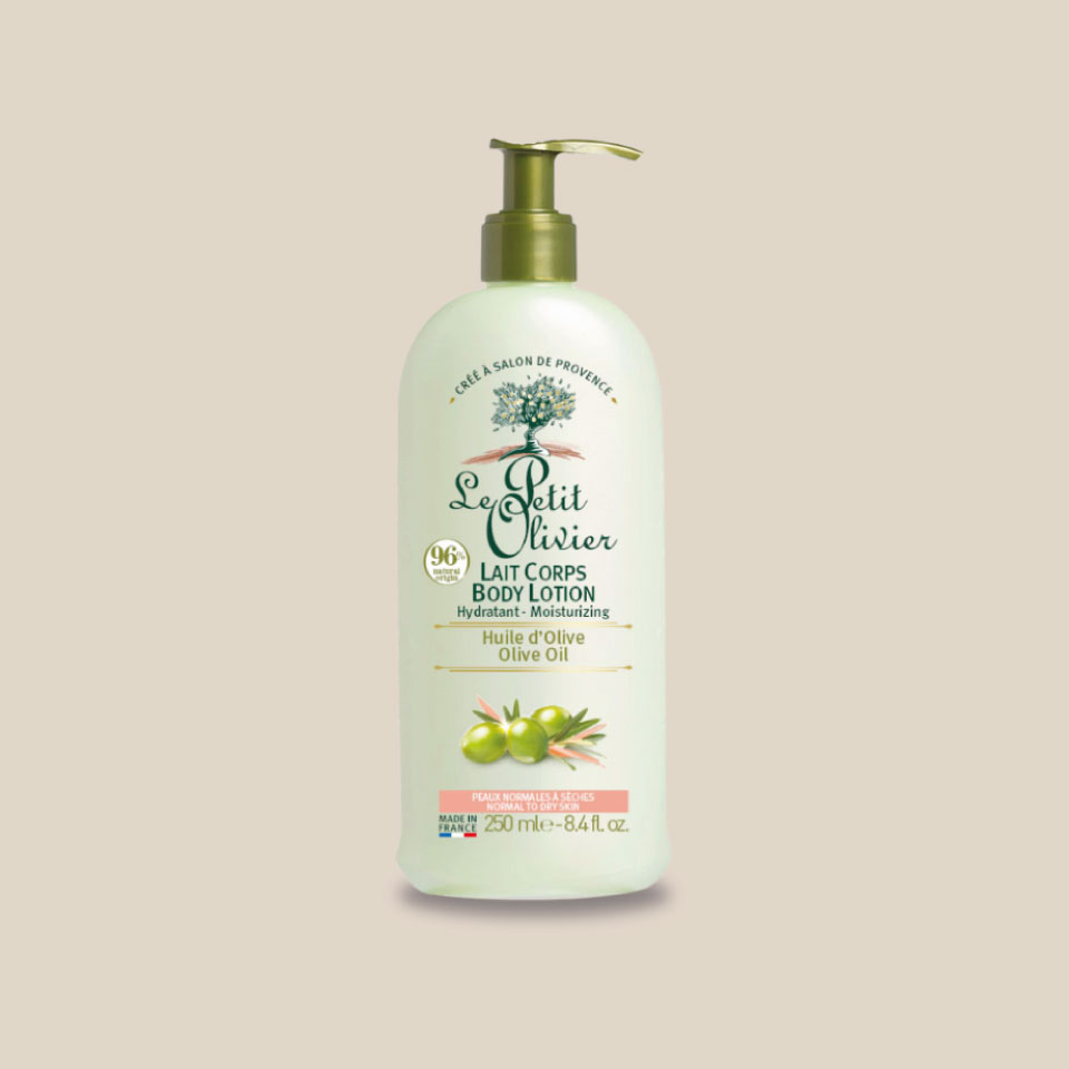 Lait de corps – Hydratant – Huile d'Olive