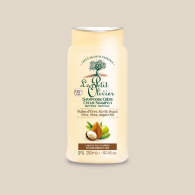 Shampooing – Cheveux Secs/ Abimés – Olive, Karité & Argan