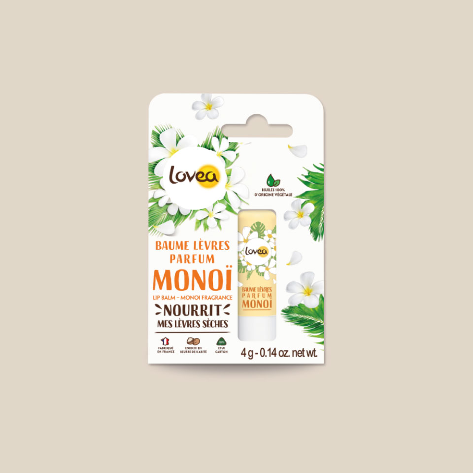 Scented lip balm – Monoï
