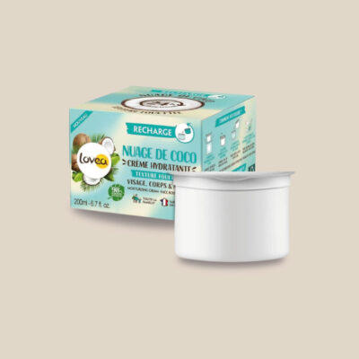 Crème hydratante (Recharge) – Visage, Corps & Mains – Nuage de Coco