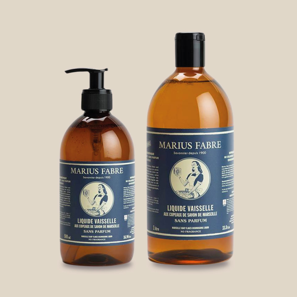 Liquide à vaisselle aux copeaux de Savon de Marseille