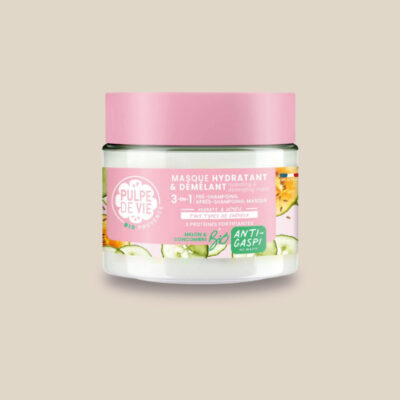 Masque cheveux 3–en–1 hydratant et démêlant au Melon Bio