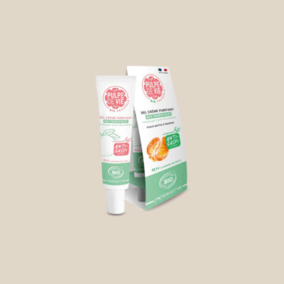 Purifying cream gel with prebiotics with organic clementine 40ml
