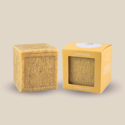 Cube de Savon de Marseille parfumé - Exfoliant