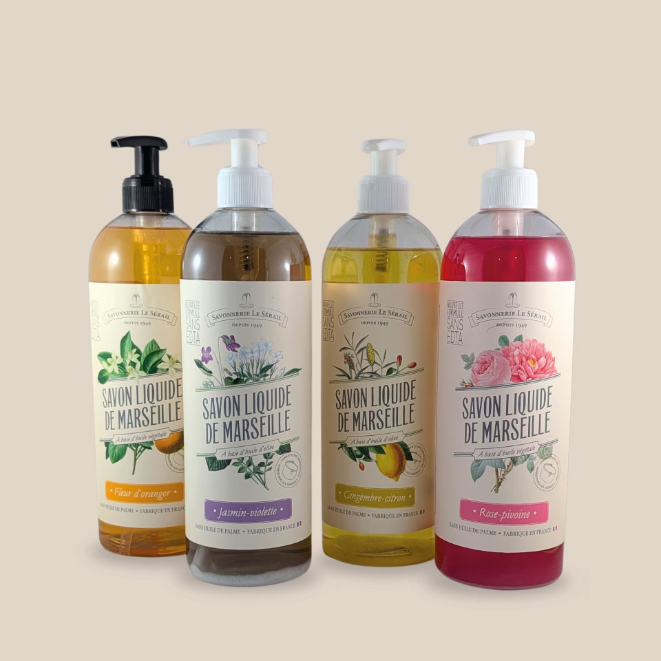 Savon liquide de Marseille parfumé – 750 ml