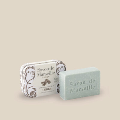 Savon de Marseille parfumé 100 g – Boîte Métal