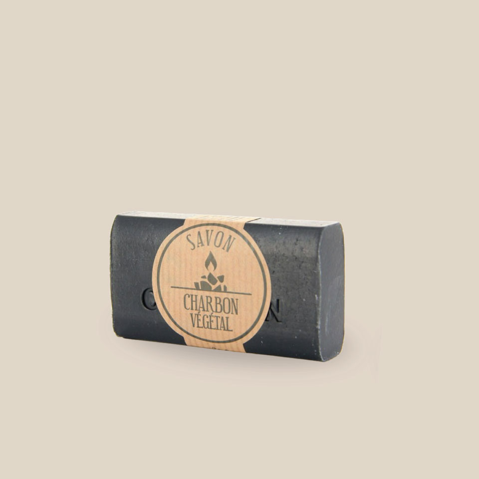 Soap enriched with Vegetable Charcoal 100g