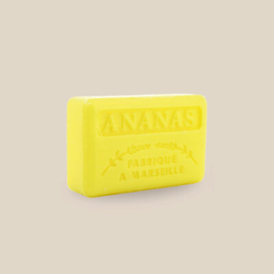 Savonnette Marseillaise – Beurre de karité Bio 125g – Ananas