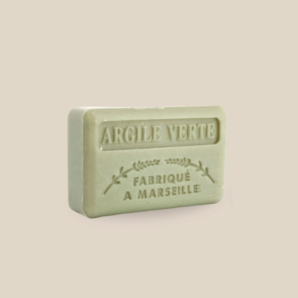 Savonnette Marseillaise – Beurre de karité Bio 125g – Argile Verte