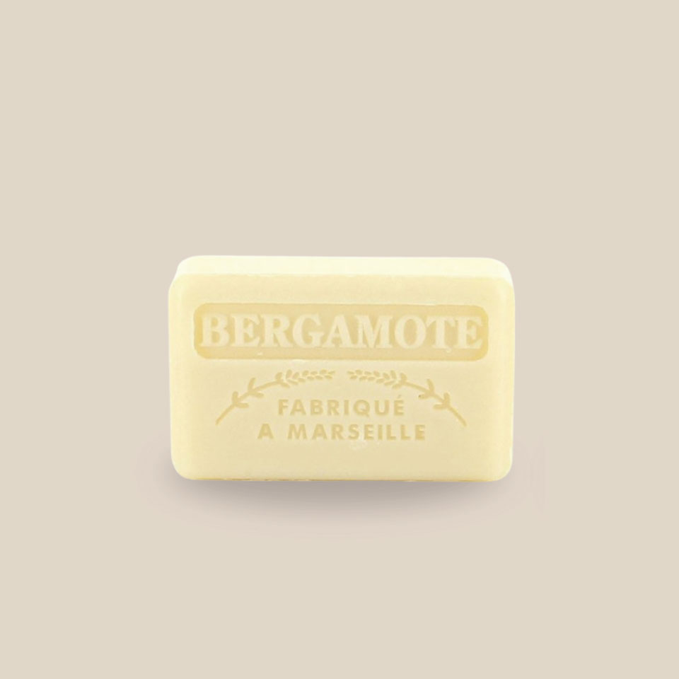 Savonnette Marseillaise – Beurre de karité Bio 125g – Bergamote – Image 3