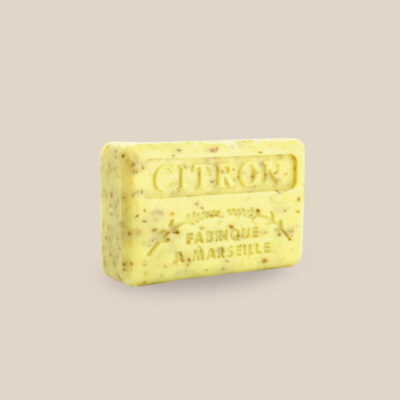 Savonnette Marseillaise – Beurre de karité Bio 125g – Citron broyé