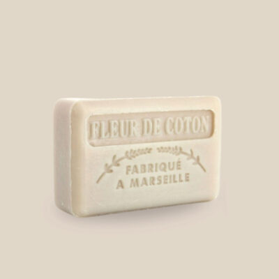 Savonnette Marseillaise – Beurre de karité Bio 125g – Fleur de Coton