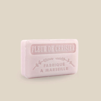 Savonnette Marseillaise – Beurre de karité Bio 125g – Fleur de Cerisier