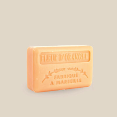 Savonnette Marseillaise – Beurre de karité Bio 125g – Fleur d'Oranger