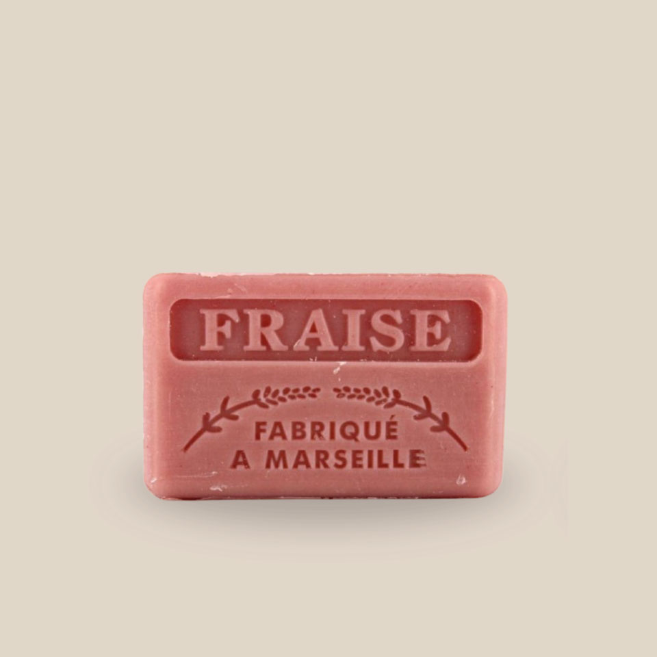 Marseille Soap – Organic Shea Butter 125g – Strawberry - Image 3