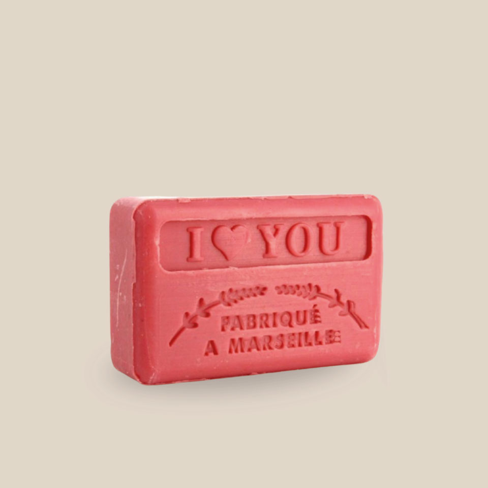 Marseille Soap – Organic Shea Butter 125g – I Love You