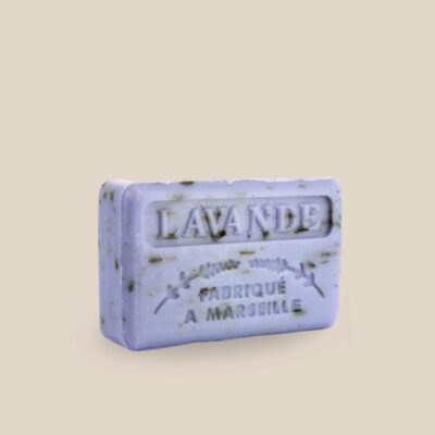 Savonnette Marseillaise – Beurre de karité Bio 125g – Fleurs de Lavande