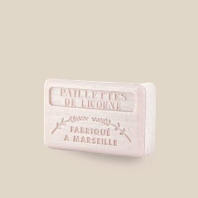 Savonnette Marseillaise – Beurre de karité Bio 125g – Paillette de Licorne