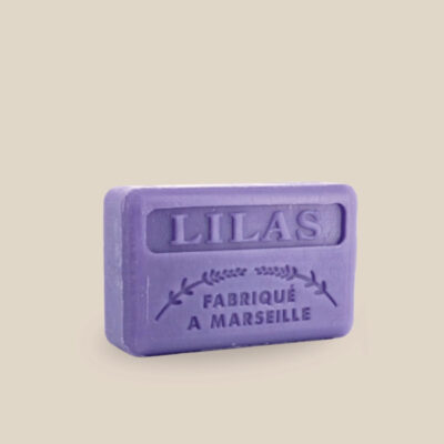 Savonnette Marseillaise – Beurre de karité Bio 125g – Lilas
