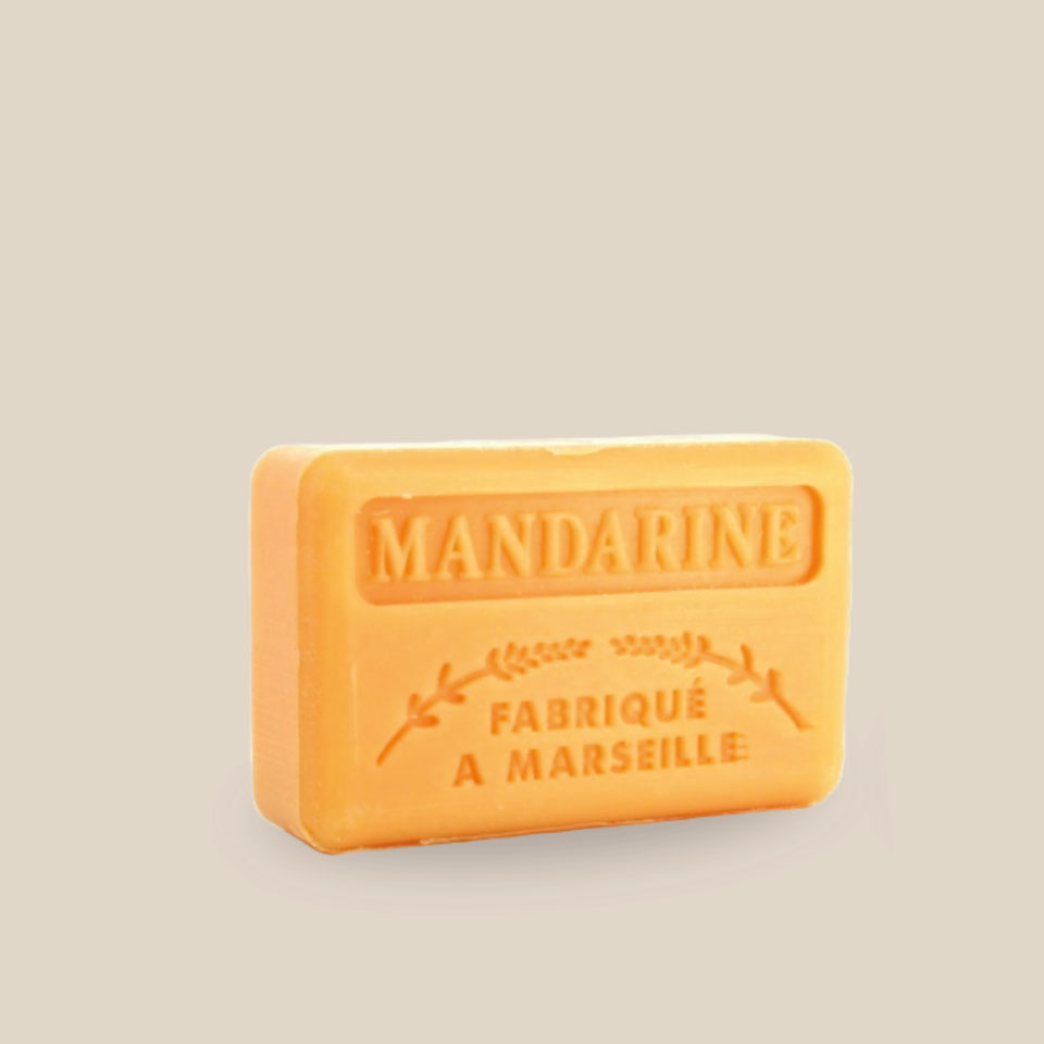 Savonnette Marseillaise – Beurre de karité Bio 125g – Mandarine