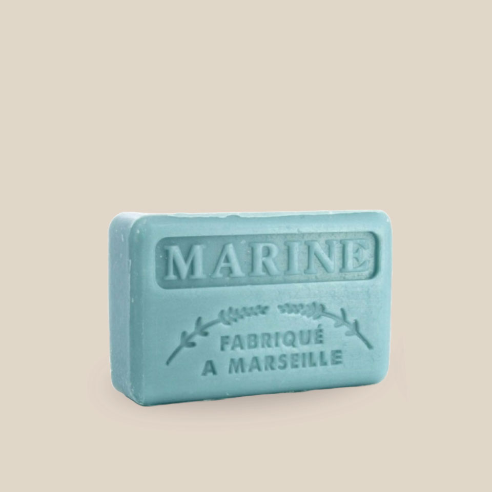 Savonnette Marseillaise – Beurre de karité Bio 125g – Marine