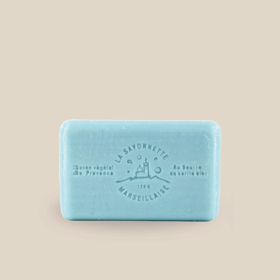 Savonnette Marseillaise – Beurre de karité Bio 125g – Marine – Image 2