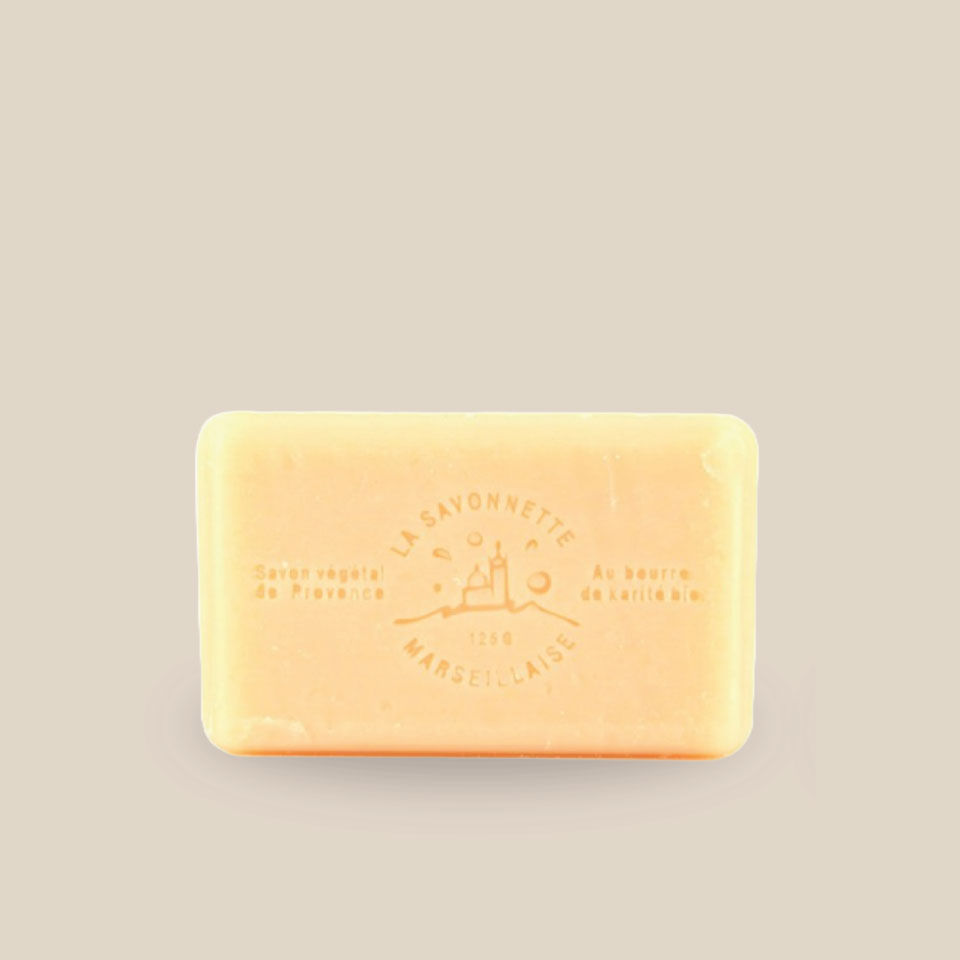 Savonnette Marseillaise – Beurre de karité Bio 125g – Melon Poire – Image 2