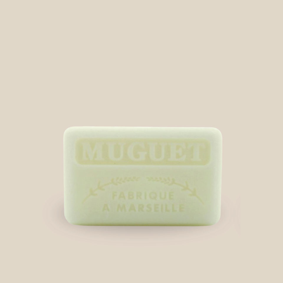 Savonnette Marseillaise – Beurre de karité Bio 125g – Muguet – Image 3