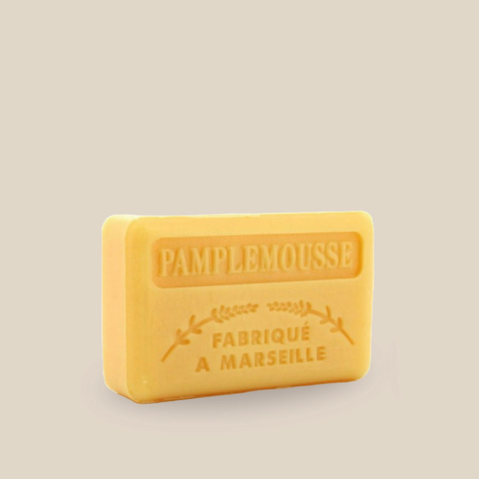 Savonnette Marseillaise – Beurre de karité Bio 125g – Pamplemousse