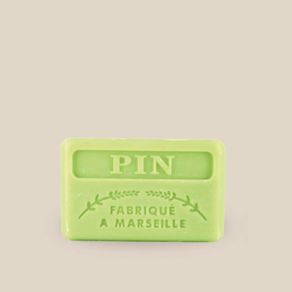 Savonnette Marseillaise – Beurre de karité Bio 125g – Pin – Image 3